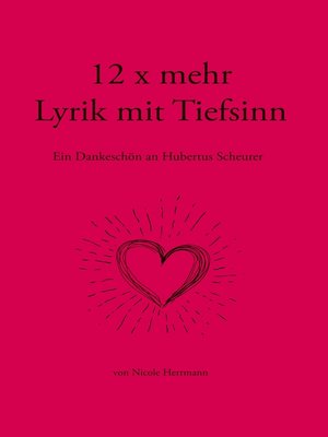 cover image of 12 x mehr Lyrik mit Tiefsinn